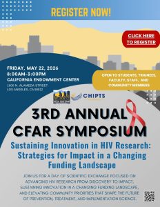 Flyer for the 3rd Annual CFAR Symposium on May 22, 2026 at the CA Endowment Center.